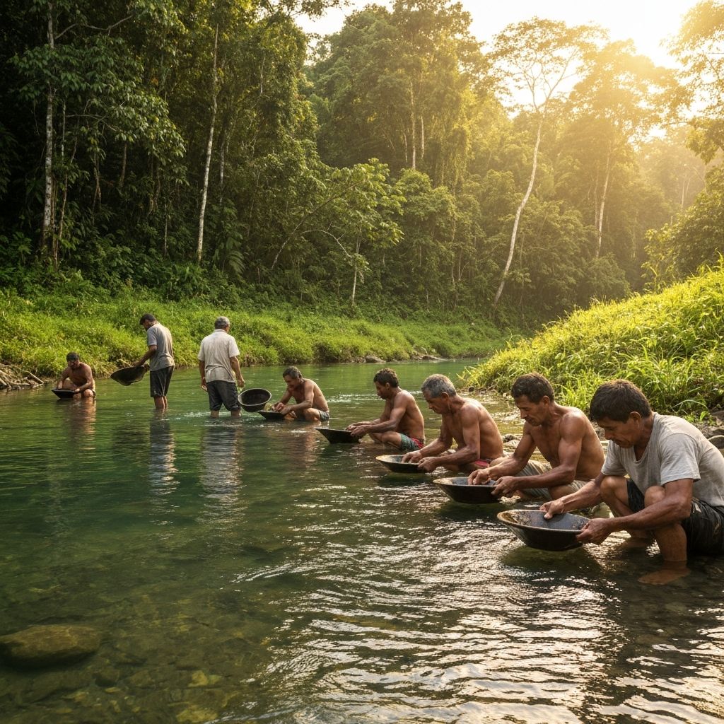 Minería artesanal en Chocó